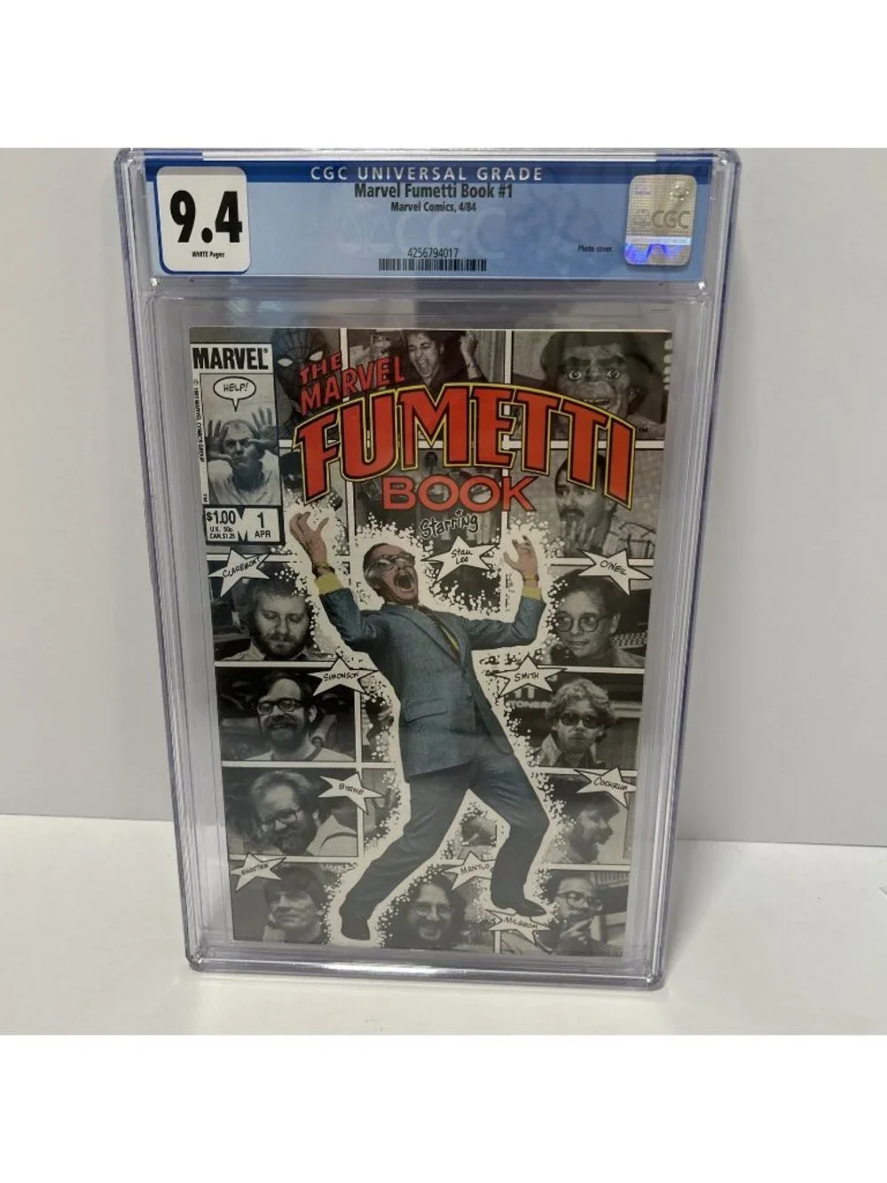 Marvel Fumetti Book #1 (1984) CGC 9.4 Stan Lee Graded L@@k Comic Book
